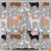 Chihuahua Dogs Unicorn Shower Curtain Fabric Bathroom Shower Curtain. - B076YTRMBT